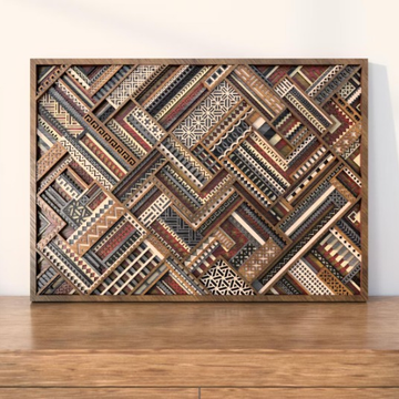 Signature Geometric Wood Wall Decor