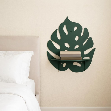 Monstera Leaf Wall Shelf