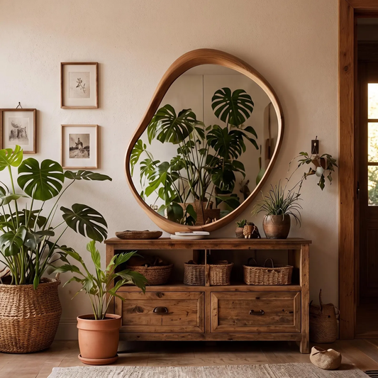 Nova Asymmetrical Mirror Wall Decor