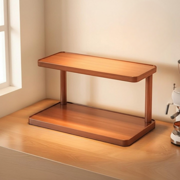2 Tier Wooden Countertop Organizer