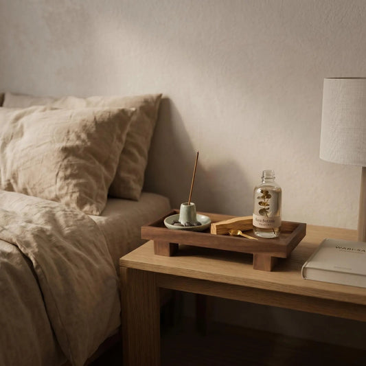Natural Wood Decorative Serving Tray