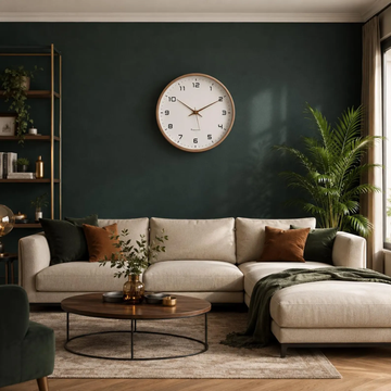Aura Wooden Wall Clock