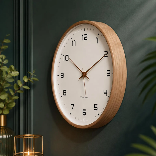 Aura Wooden Wall Clock
