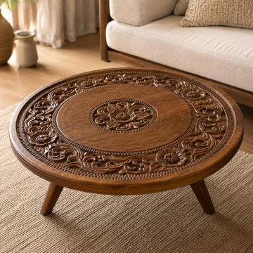 The Signature Carve Wood Table