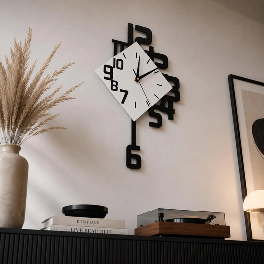 Modern Abstract Pendulum Wall Clock