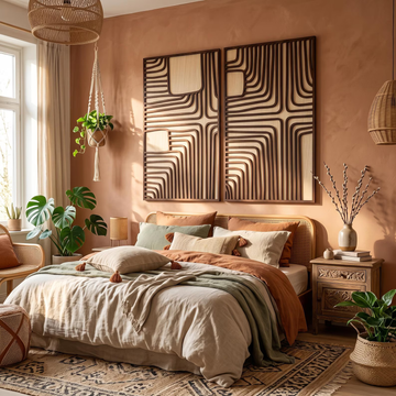Modern Japandi Wood Wall Art ( SET 1 )