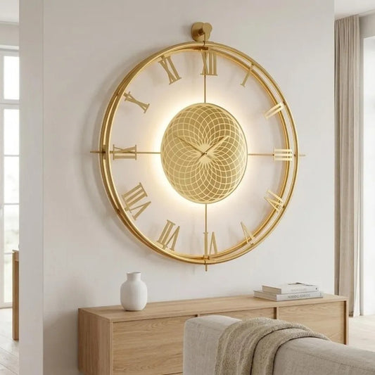 Roman Grandeur LED Wall Clock