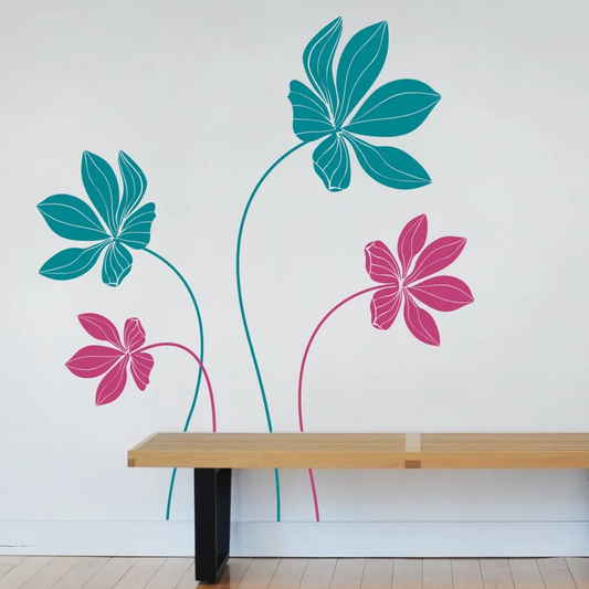 Petal Poise Flower Wall Sticker