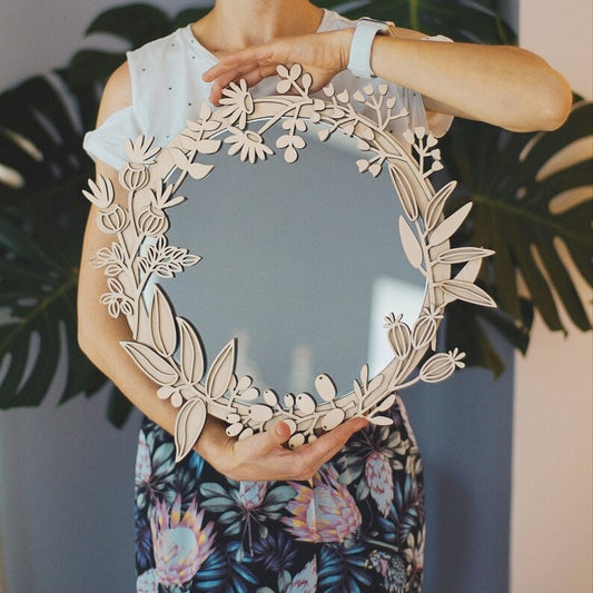 Garden Glow Mirror Wall Decor