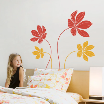 Petal Poise Flower Wall Sticker