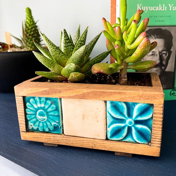 EcoBloom Planter Wood Stand