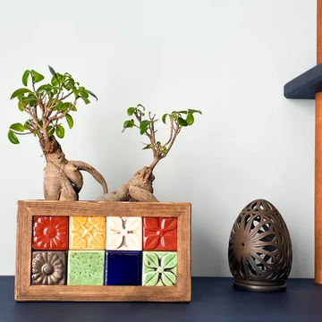 TileNest Wood Planter Stand