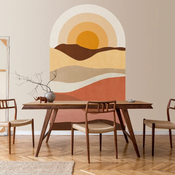 Sunset Peaks Arch Wall Sticker
