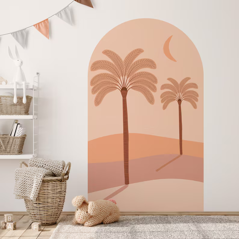 Palm Paradise Boho Wall Sticker