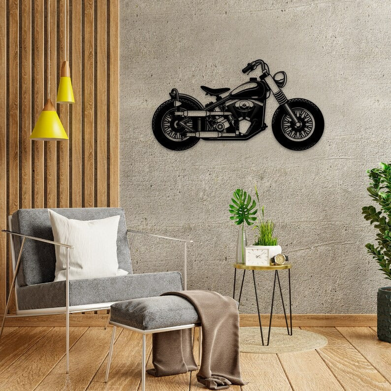 Rider’s Rhapsody Bike Wood Wall Decor