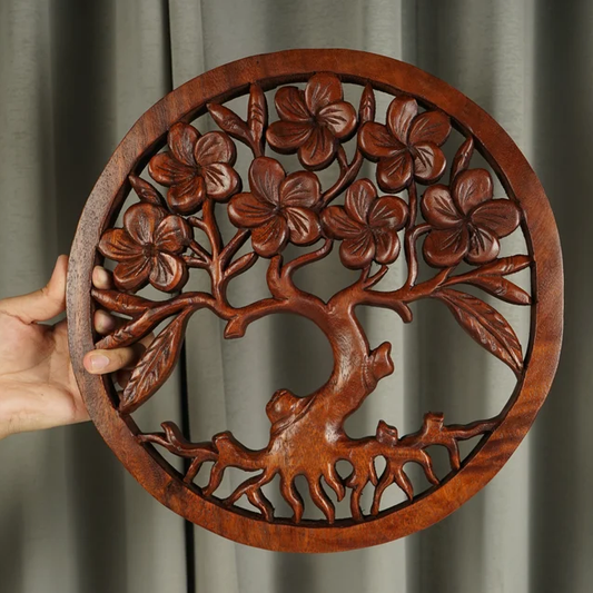 Blooming Tree Wood Wood Wall Decor