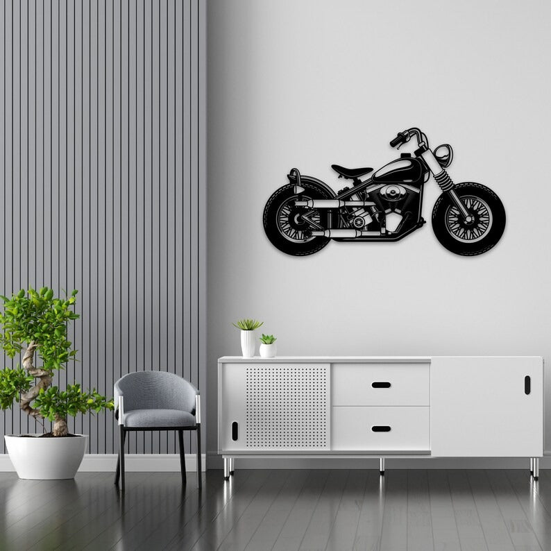 Rider’s Rhapsody Bike Wood Wall Decor
