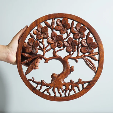 Blooming Tree Wood Wood Wall Decor