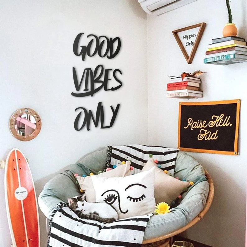 Good Vibes Grove Wood Wall Decor