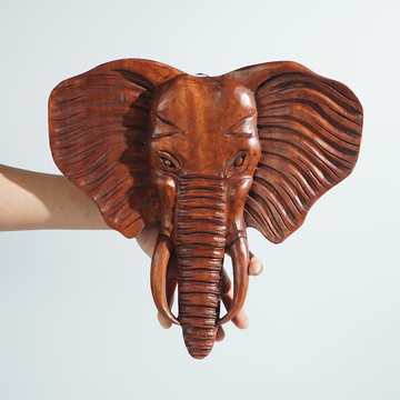 Majestic Elephant Wood Wall Decor