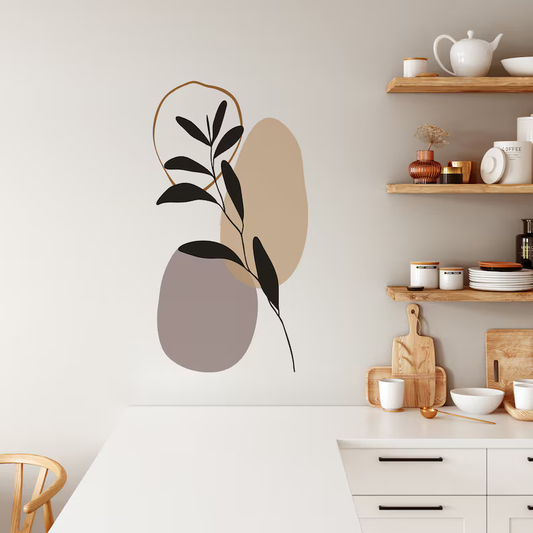 Leaf Whimsy Boho Wall Sticker