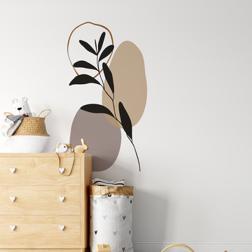 Leaf Whimsy Boho Wall Sticker