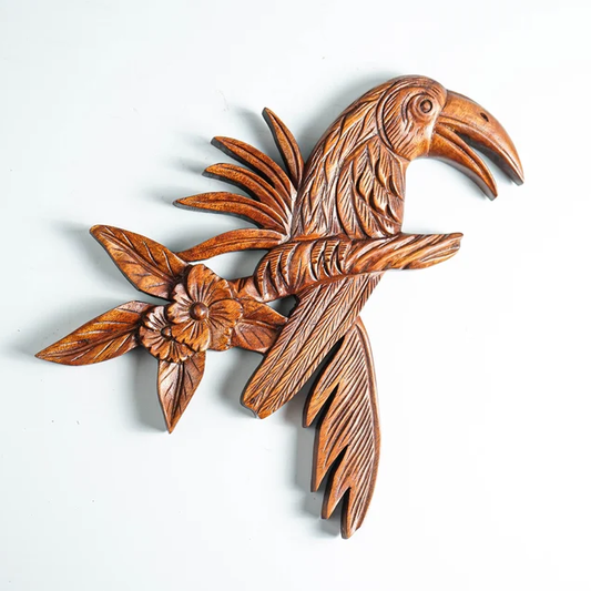 Parrot Wood Wall Decor