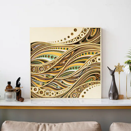 Mystic Multilayer Mandala Wood Wall Decor
