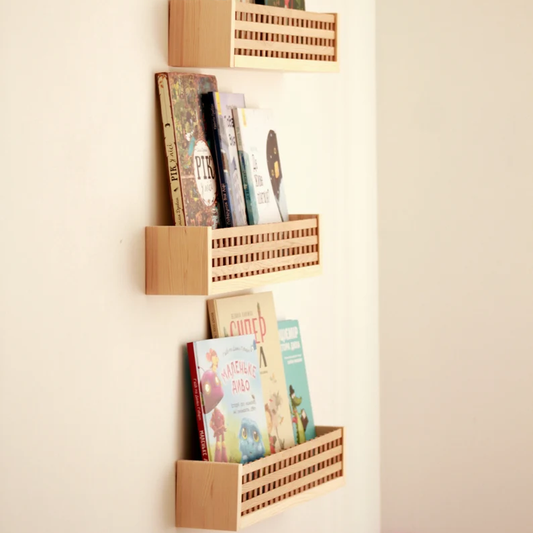 Timber Trio Wooden Shelf ( SET OF 3 )