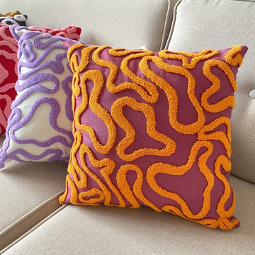 Groovy Pattern Cushion Cover