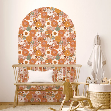 Floral Funk Arch Wall Sticker