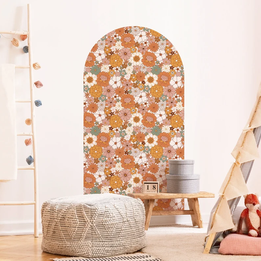 Floral Funk Arch Wall Sticker