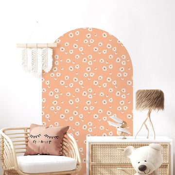 Cheerful Daisy Arch Wall Sticker
