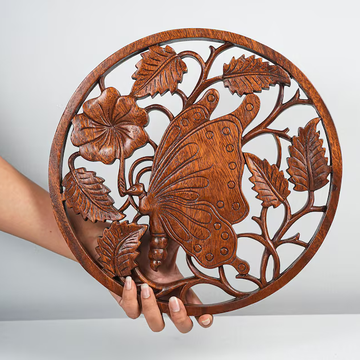Fluttering Grace Butterfly Wood Wall Decor