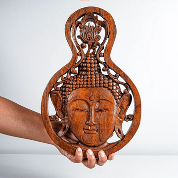 Peaceful Mind Buddha Wood Wall Decor