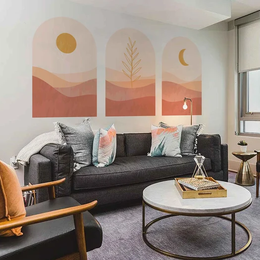 Desert Sky Arch Trio Wall Sticker