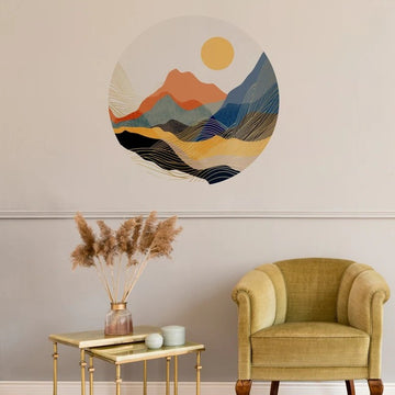 MountainZen Circle Wall Sticker