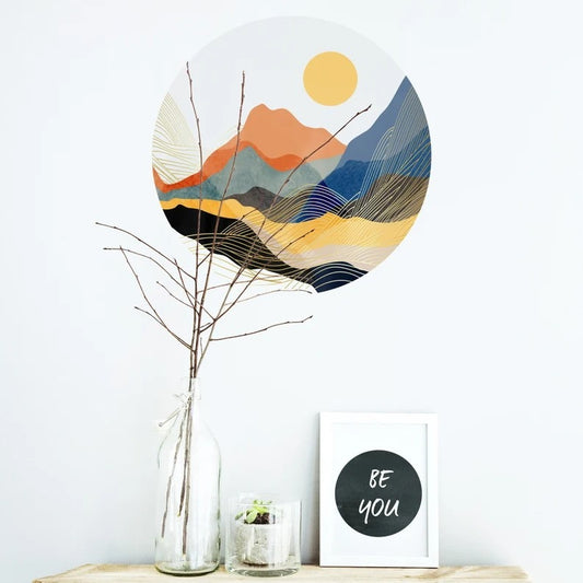 MountainZen Circle Wall Sticker