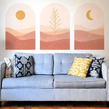 Desert Sky Arch Trio Wall Sticker