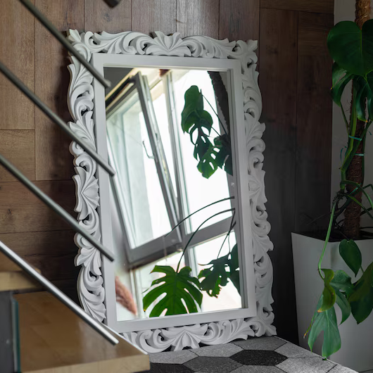 TimberFlow Mirror Wood Wall Decor