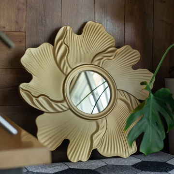 BloomBoho Mirror Wood Wall Decor