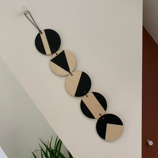 Bold Black Wall Hanging