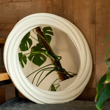 RoundRoots Mirror Wood Wall Decor