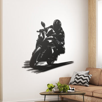 Suzuki Hayabusa Bike Wood Wall Decor