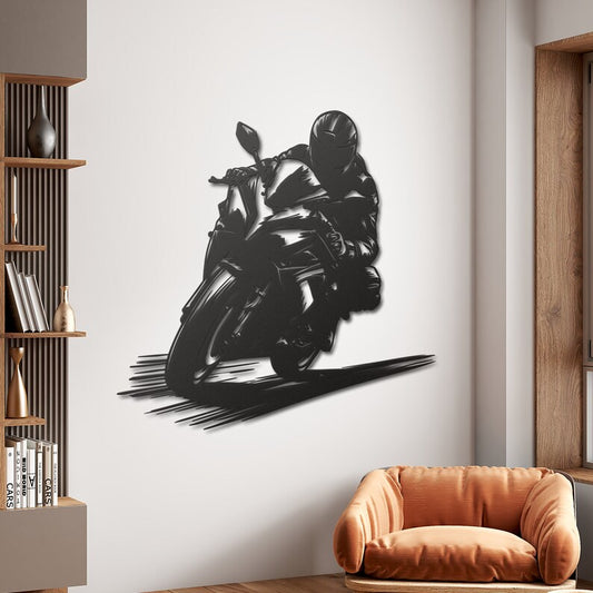 Suzuki Hayabusa Bike Wood Wall Decor