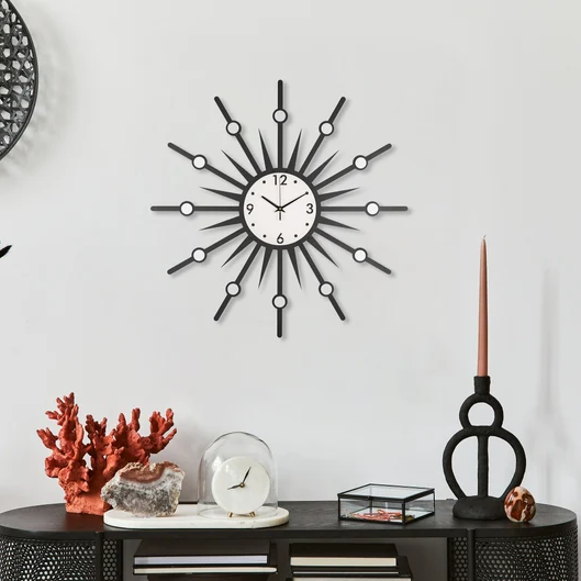 SunAura Wooden Wall Clock