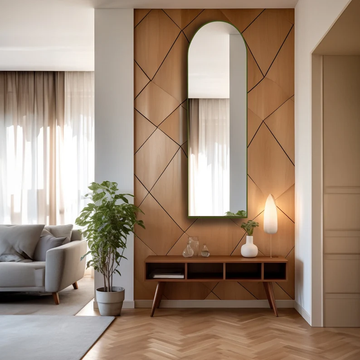 ClassicArch Mirror Wood Wall Decor