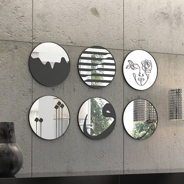 BohoGlow Mirror Set 6 Mirror Wall Decor