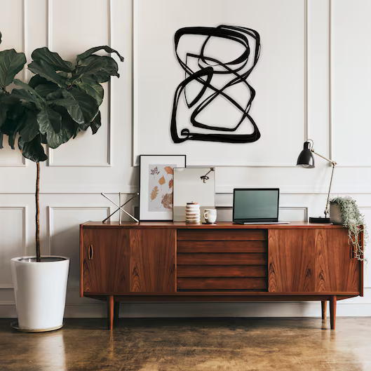 Regal Geometry Wood Wall Decor