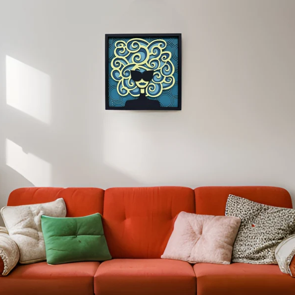 Chic Diva Wood Wall Decor